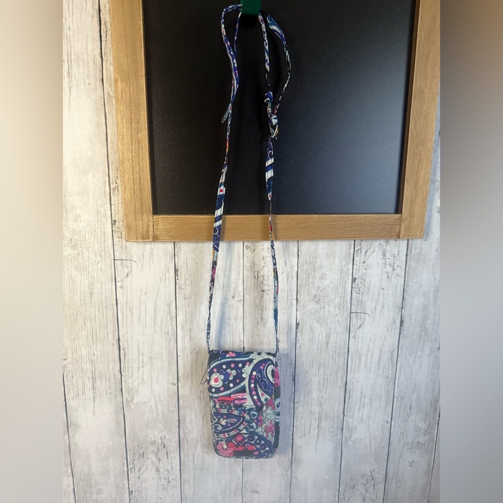 VERA BRADLEY Mickey's Whimsical Paisley Disney Mini Hipster Crossbody Bag Purse